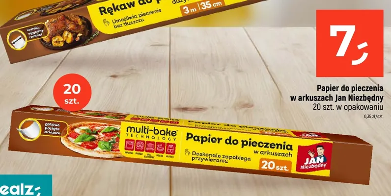Papier do pieczenia w arkuszach Jan Niezbędny promocja w Dealz