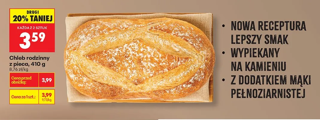 Chleb promocja w Biedronka