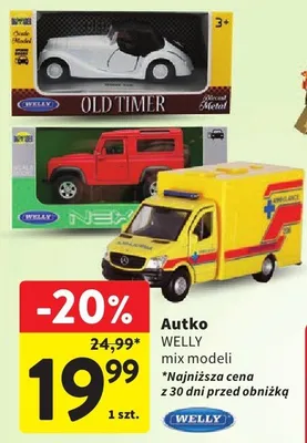 Autko mix modeli promocja w Intermarche