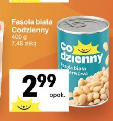 Fasola biała Codzienny promocja w Delikatesy Centrum
