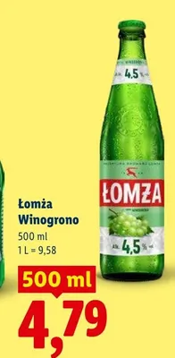 Piwo Łomża Winogrono promocja w Lidl