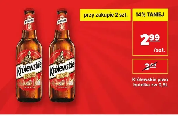Piwo Królewskie promocja w API Market