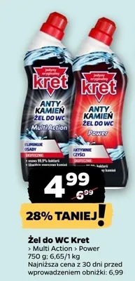 Żel do WC Multi Action promocja w Netto