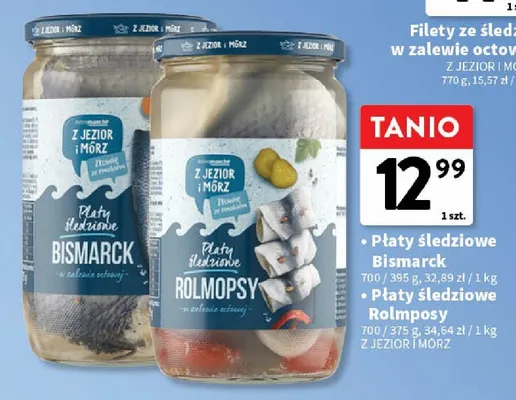 Płaty śledziowe Bismarck promocja w Intermarche