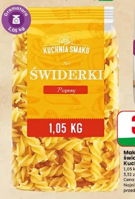 Makaron pszenny świderki promocja w Dino