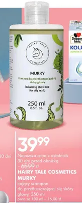Szampon do przetłuszczającej się skóry głowy Hairy Tale Cosmetics Murky promocja w Super-Pharm