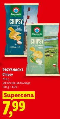 Chipsy Przysnacki sól morska promocja w Lidl