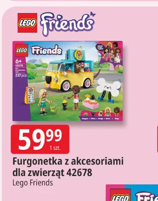 Klocki LEGO Friends Furgonetka z akcesoriami dla zwierząt 42678 promocja w Leclerc