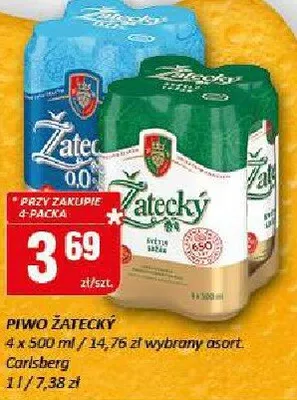 Piwo żałecky 4 x 500 ml Żałecky promocja w Chorten