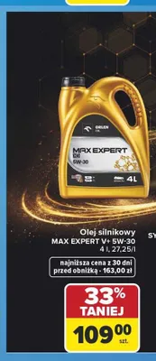 Olej silnikowy Orlen Oil Max Expert V+ 5W-30 promocja w Carrefour