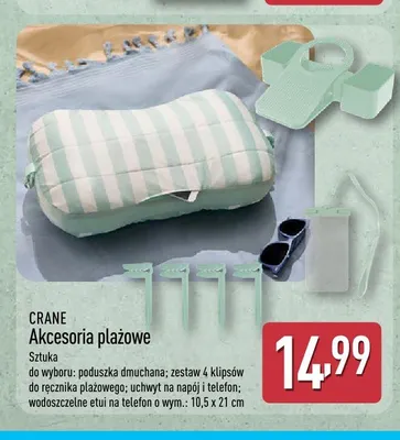 Uchwyt na napój i telefon plażowy CRANE promocja w Aldi