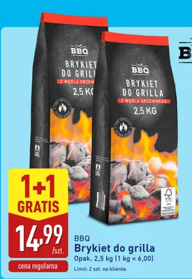 Brykiet do grilla z węgla drzewnego promocja w Aldi