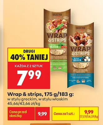 Wrap & strips w stylu włoskim 183g promocja w Biedronka