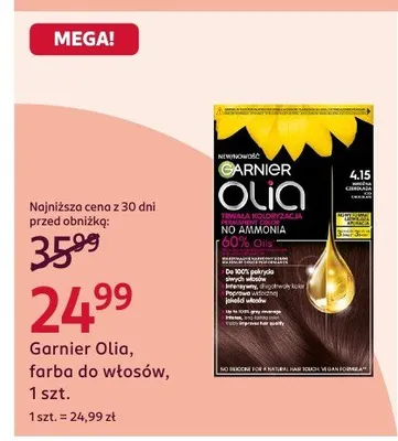 Farba do włosów Olia bez amoniaku, 1szt. promocja w Rossmann