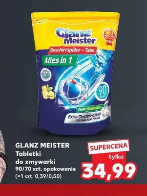 Tabletki do zmywarki Glanz Meister promocja w Kaufland