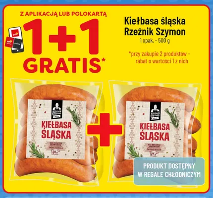 Kiełbasa śląska Rzeźnik Szymon promocja w POLOmarket