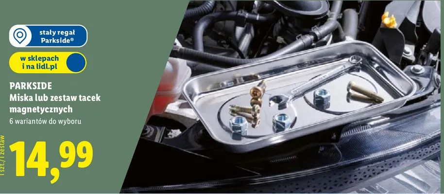 Miska lub zestaw tacek magnetycznych promocja w Lidl