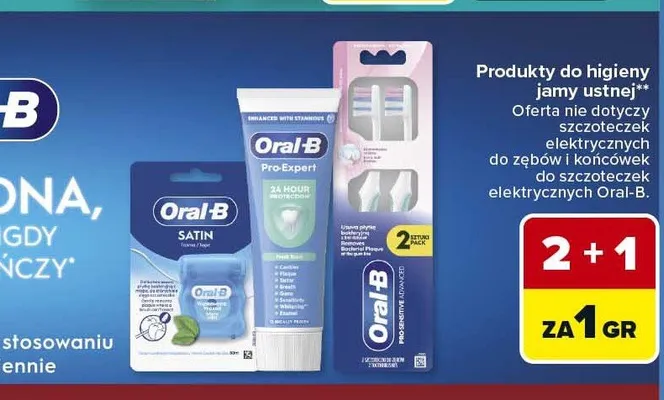 Pasta do zębów Oral-B Pro-Expert 24 Hour Protection promocja w Carrefour