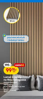 Lamel ścienny na filcu Saragossa promocja w Castorama