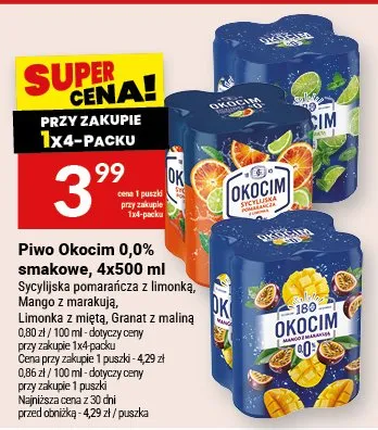 Piwo Okocim smakowe promocja w Twój Market