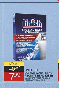 Sól do zmywarki Finish promocja w Wafelek