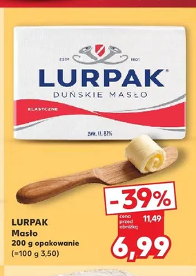 Masło klasyczne Lurpak promocja w Kaufland