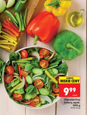 Papryka trzy kolory promocja w Biedronka