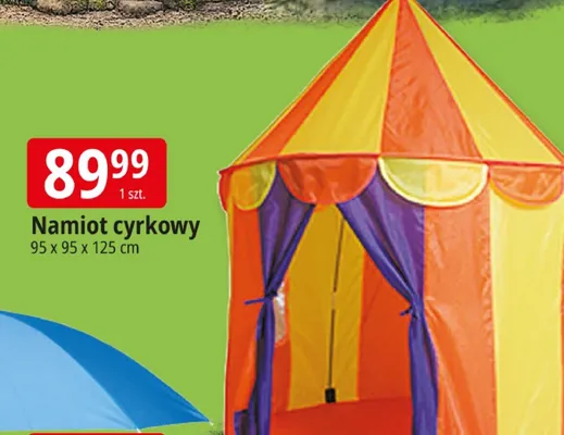 Namiot cyrkowy promocja w Leclerc