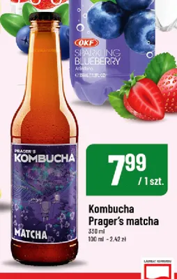 Kombucha Prager's matcha promocja w POLOmarket