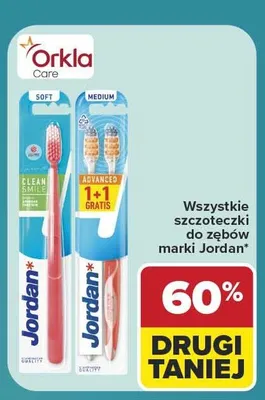 Szczoteczki do zębów Jordan promocja w Carrefour