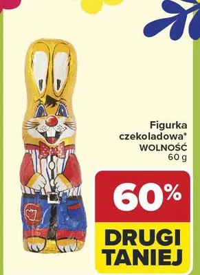 Figurka czekoladowa wolność promocja w Carrefour