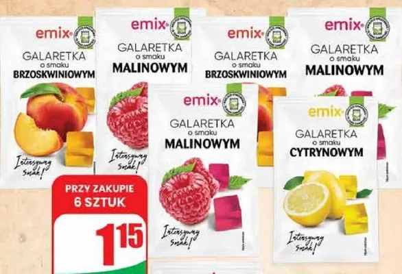 Galaretka malinowa promocja w Dino