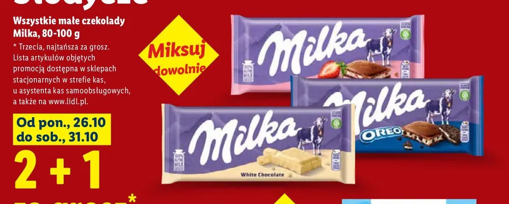 Czekolada Oreo Milka promocja w Lidl