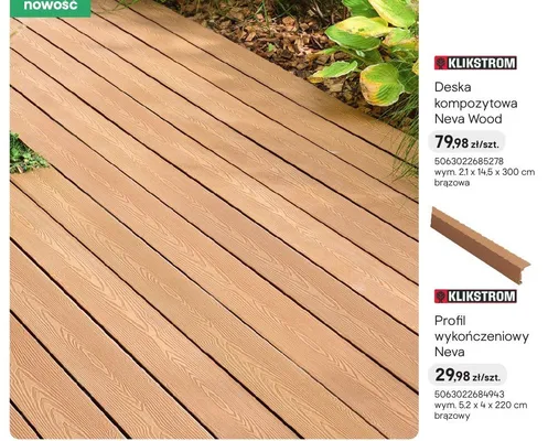 Deska kompozytowa Neva Wood promocja w Castorama