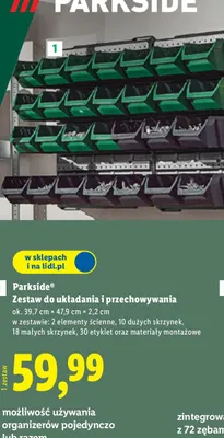 Zestaw do układania i przechowywania promocja w Lidl