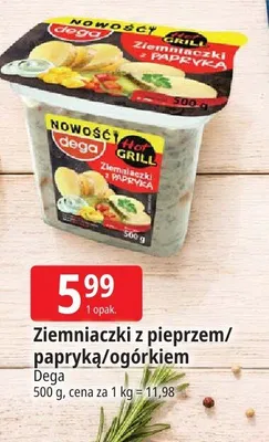 Ziemniaczki z ogórkiem Dega promocja w Leclerc