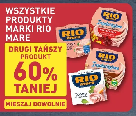 Sałatka z tuńczykiem Insalatissime Meksykańska Rio Mare promocja w Aldi