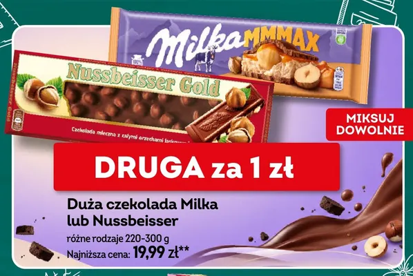 Duża czekolada Nussbeisser promocja w Żabka