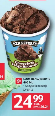 Lody Ben & Jerry's promocja w Selgros