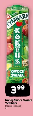 Napój Owoce Świata Tymbark Kaktus promocja w Netto
