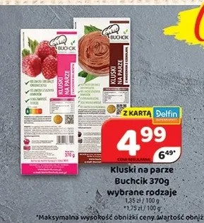 Kluski na parze Buchcik promocja w Delfin