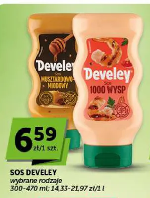 Sos musztardowo-miodowy Develey promocja w ABC
