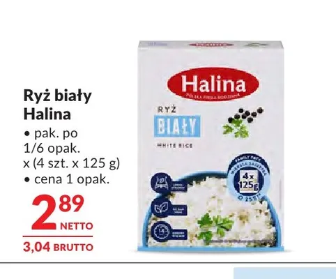 Ryż biały Halina promocja w Makro