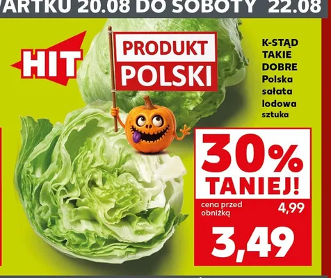 Sałata lodowa promocja w Kaufland