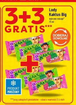 Lody Kaktus Big promocja w POLOmarket