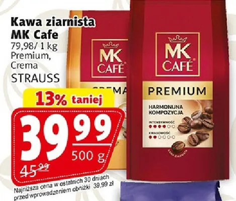 Kawa ziarnista MK Cafe promocja w Prim Market