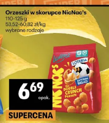 Orzeszki w skorupce Lorenz NicNac's promocja w Delikatesy Centrum
