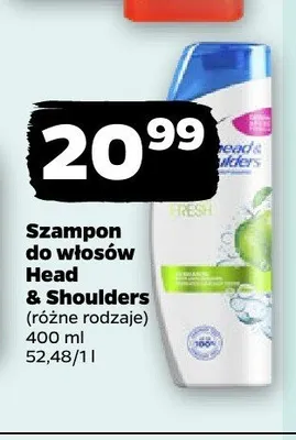 Szampon do włosów Head & Shoulders promocja w Netto