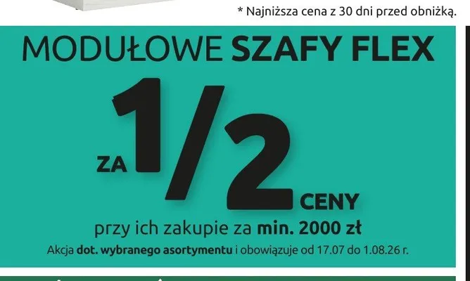 Szafy modułowe Black Red White Flex promocja w Black Red White