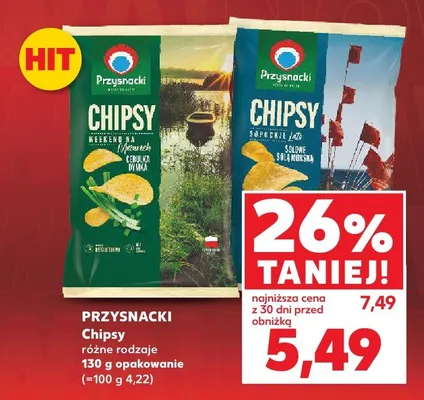 Chipsy Przysnacki promocja w Kaufland